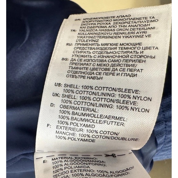 Adidas Jacket Men Medium M Blue Red Varsity Collegiate Prep Originals Preppy - Picture 12 of 12